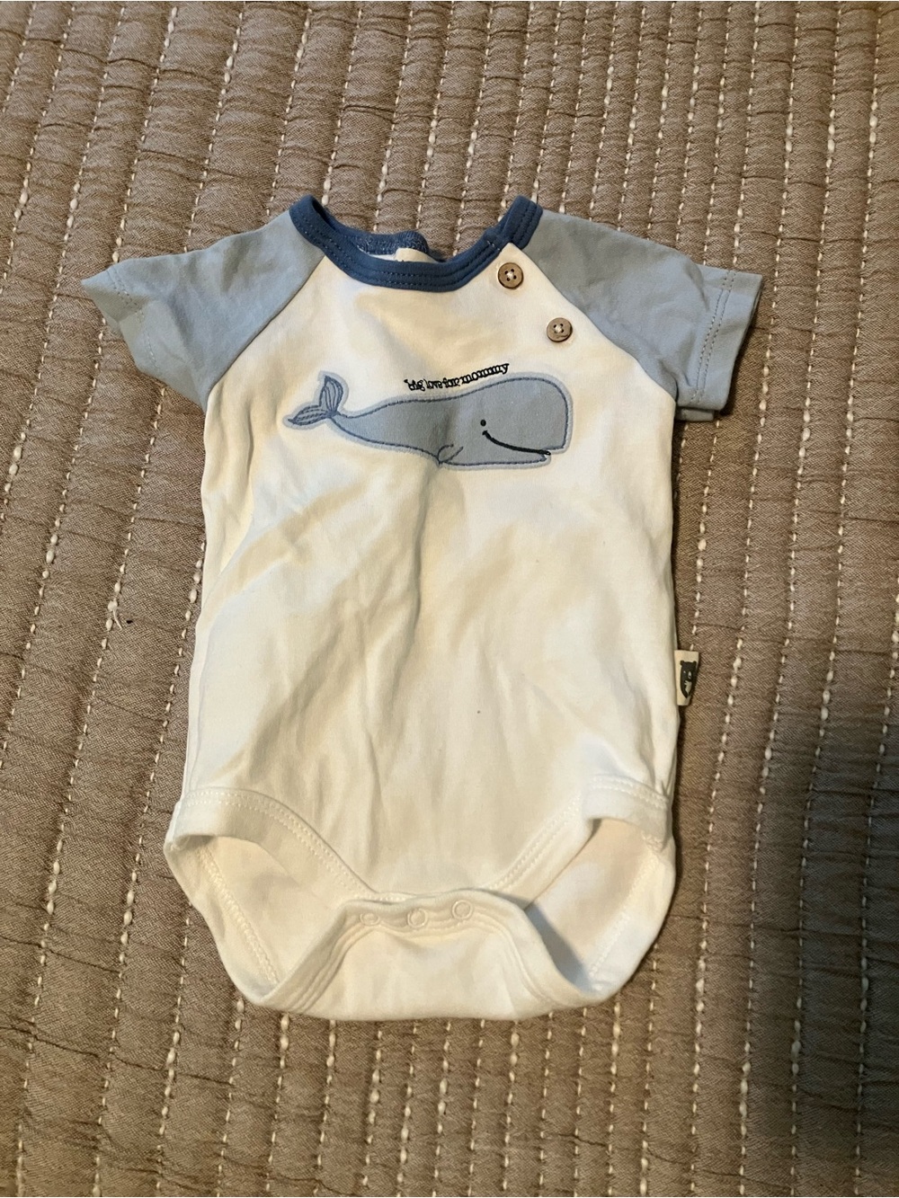 Organic Cotton Cute Whale Bodysuit